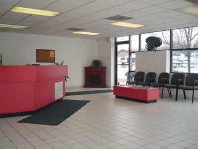Lobby of The Collision Shop of Westland